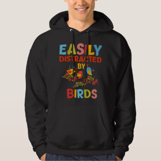 Vogelliebhaber Für Frauen Männer Leicht Ablenkbar Hoodie