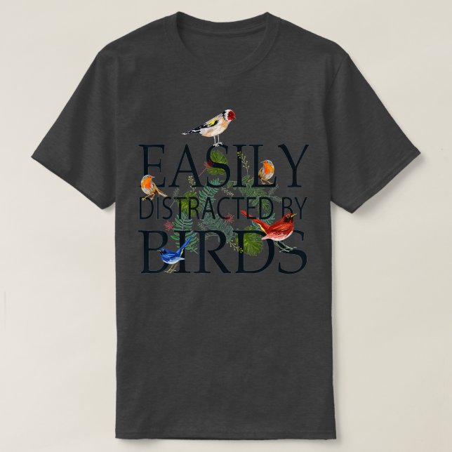 Vogelliebhaber - Geschenke für Frauen - einfach ab T-Shirt (Design vorne)