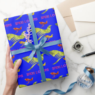 Vogelliebhaber Geschenkpapier