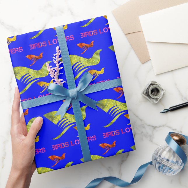 Vogelliebhaber Geschenkpapier (Schenken)