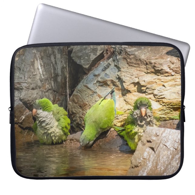 Vogelliebhaber Laptopschutzhülle (Vorderseite)