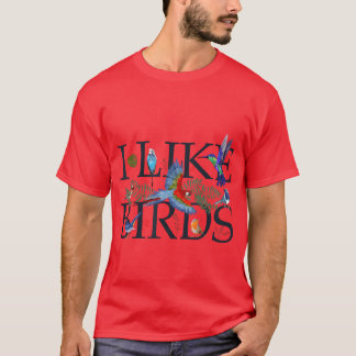 Vogelliebhaber Männer, die Vögel mögen T-Shirt