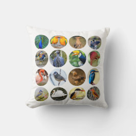Vogelliebhaber Pillow 16 Zoll x 16 Zoll Kissen