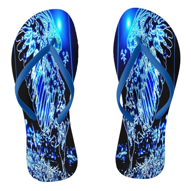 Vogelmodelle: Magnified Eagle 01-01 Flip Flops (Fußbett)