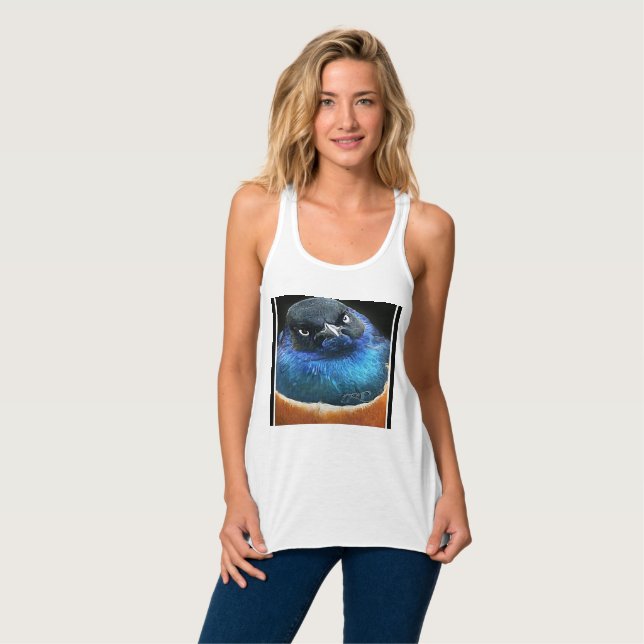 Vogelmodelle: Vogelarten 01-01 Tank Top (Vorderseite Vollansicht)