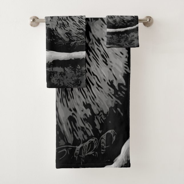 Vogelmodelle: Vogelarten 01-02 Badhandtuch Set (Insitu)