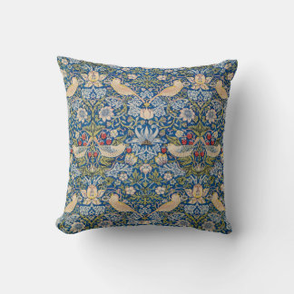 Vogelmotivo im Jugendstil Design Kissen