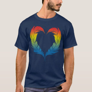 Vogelmuster-Design für farbenfrohe Vogelfans im Vi T-Shirt