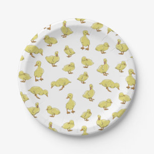 Vogelmuster Pappteller