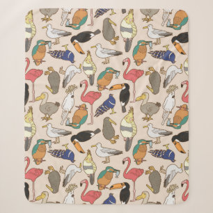 Vogelmuster Sherpadecke