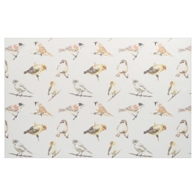 Vogelmuster Stoff (Fat Quarter (45,7 x 55,9 cm))