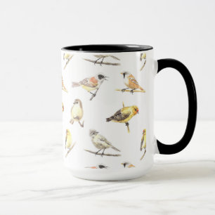 Vogelmuster Tasse