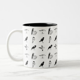 Vogelmuster Tasse