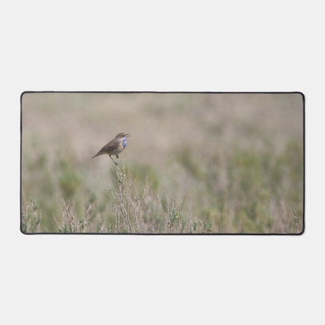 Vogelmuster-Tischteppich Schreibtischunterlage (Vorderseite)