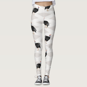 Vogelmuster von Guinea Leggings
