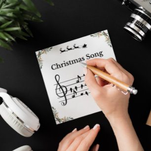 Vogelnachrichten Holly Weihnachtslied Musik Feiertagskarte