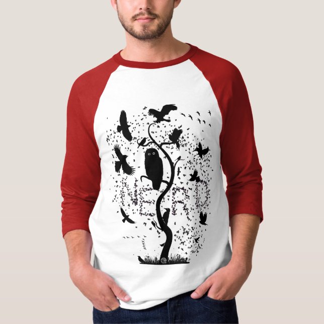 Vogelnerd-T-Shirt T-Shirt (Vorderseite)