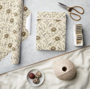 Vogelnest Geschenkpapier