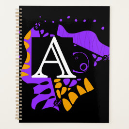 Vogelnest - Personalisierter Anfangsbrief A Planer