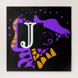 Vogelnest - Personalisierter Anfangsbrief J