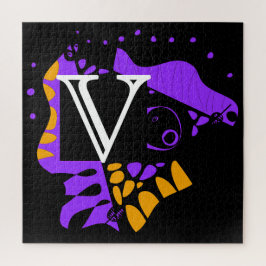 Vogelnest - Personalisierter Anfangsbrief V