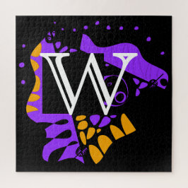 Vogelnest - Personalisierter Anfangsbrief W