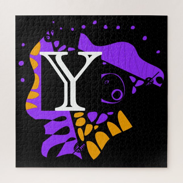 Vogelnest - Personalisierter AnfangsbriefY (Vertikal)