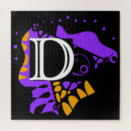 Vogelnest - Personalisierter Anfangsbuchstabe D