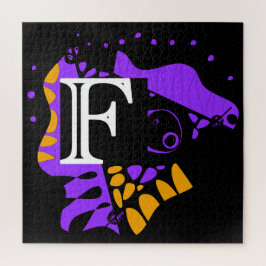 Vogelnest - Personalisierter Anfangsbuchstabe F