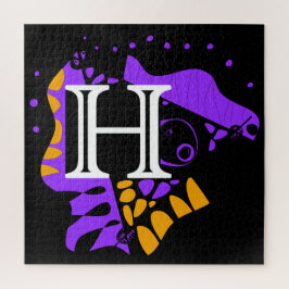 Vogelnest - Personalisierter Anfangsbuchstabe H