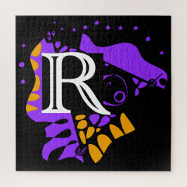 Vogelnest - Personalisierter Anfangsbuchstabe R