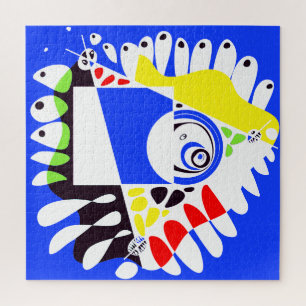 Vogelnest - Royal Blue White