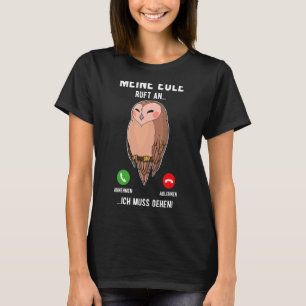 Vogelornithologe Biologie Biologin Night Cu T-Shirt
