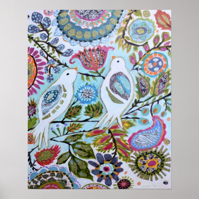 Vogelpapier I Poster (Vorne)