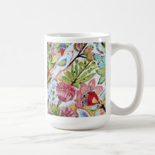 Vogelpapier II Kaffeetasse