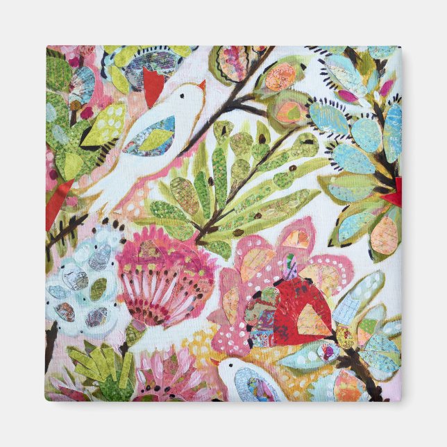 Vogelpapier II Magnet (Vorne)