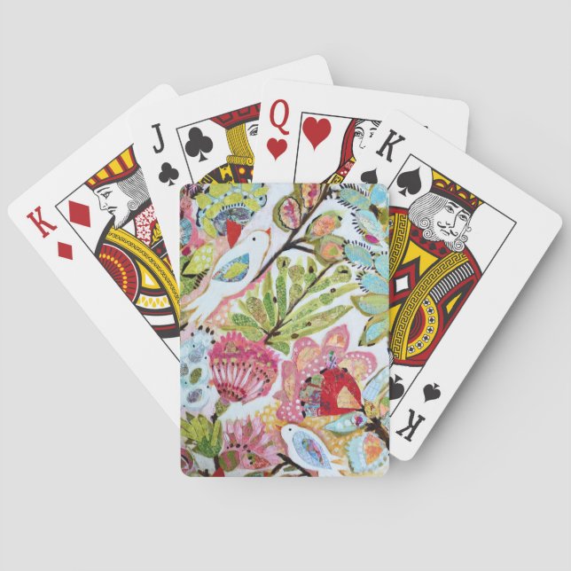 Vogelpapier II Spielkarten (Rückseite)