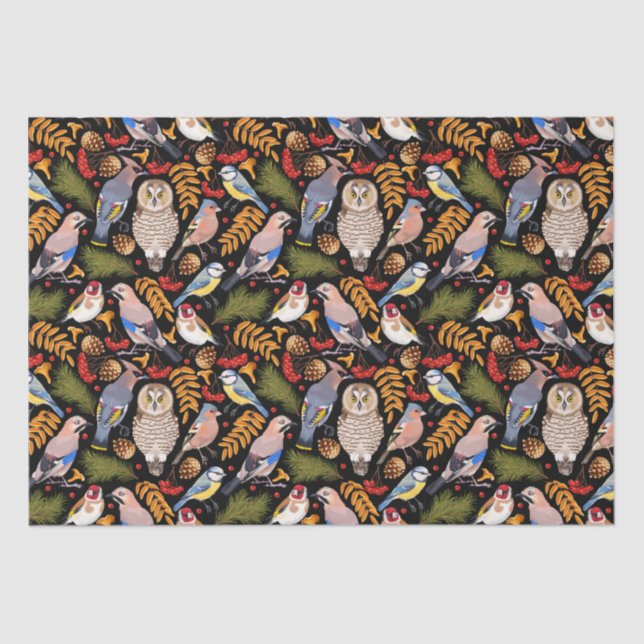 Vogelpapier Seidenpapier (Vorderseite)