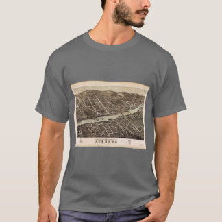 Vogelperspektive der Stadt Augusta T-Shirt