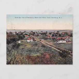 Vogelperspektive, Keansburg, New Jersey 1910 Postkarte