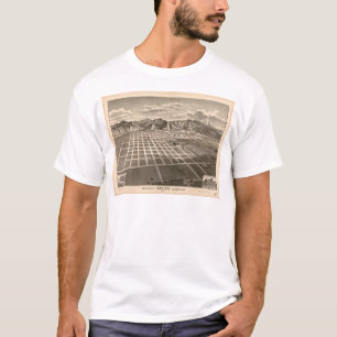 Vogelperspektive von Azusa, Kalifornien (1887) T-Shirt