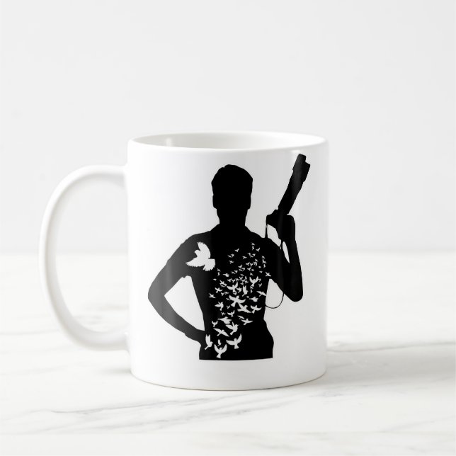 Vogelphotographie Kaffeetasse (Links)
