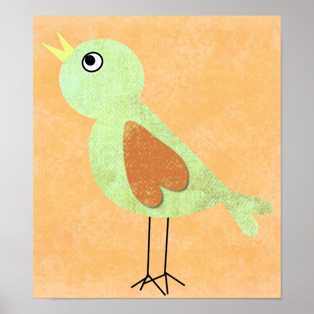 Vogelplakat Poster (Vorne)