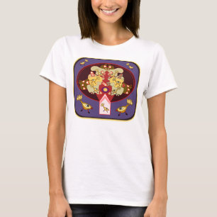 Vogelpuzzlespielfan T-Shirt