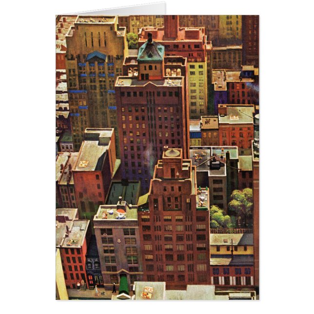 Vogel's-Eye View of New York City by John Falter (Vorne)