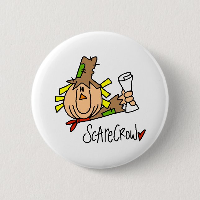 Vogelscheuche Button (Vorderseite)