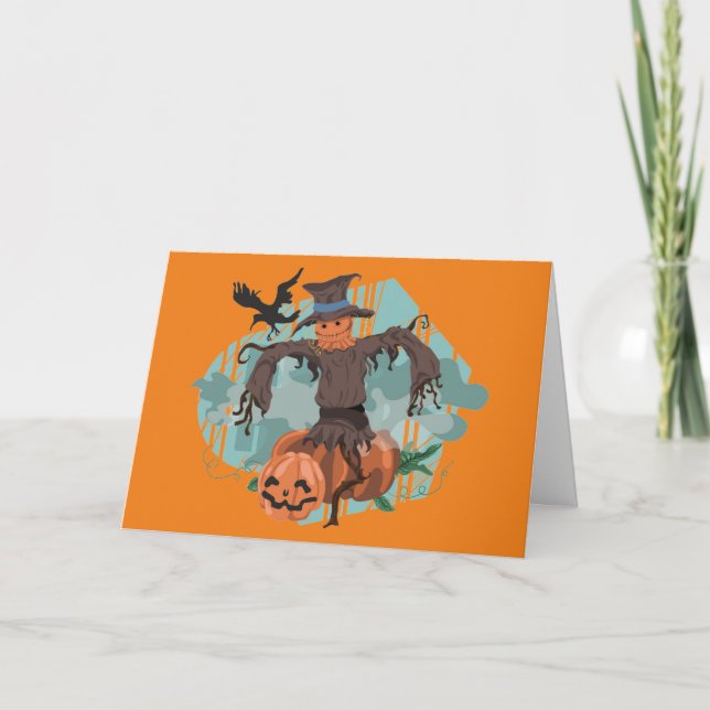 Vogelscheuche und Freunde Karte (Vorderseite)