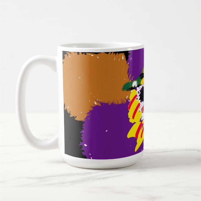 Vogelscheuchen-Patch-Kuscheltier Kaffeetasse (Links)