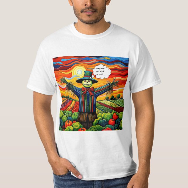Vogelscheuchenjob T-Shirt (Vorderseite)