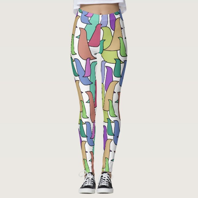 Vogelschloss Leggings (Vorderseite)